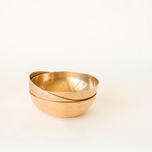Small brass bowls